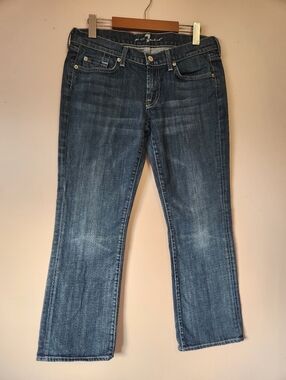 7 For All Mankind Y2K Original Low Rise Bootcut Jeans Dark Wash Size 30